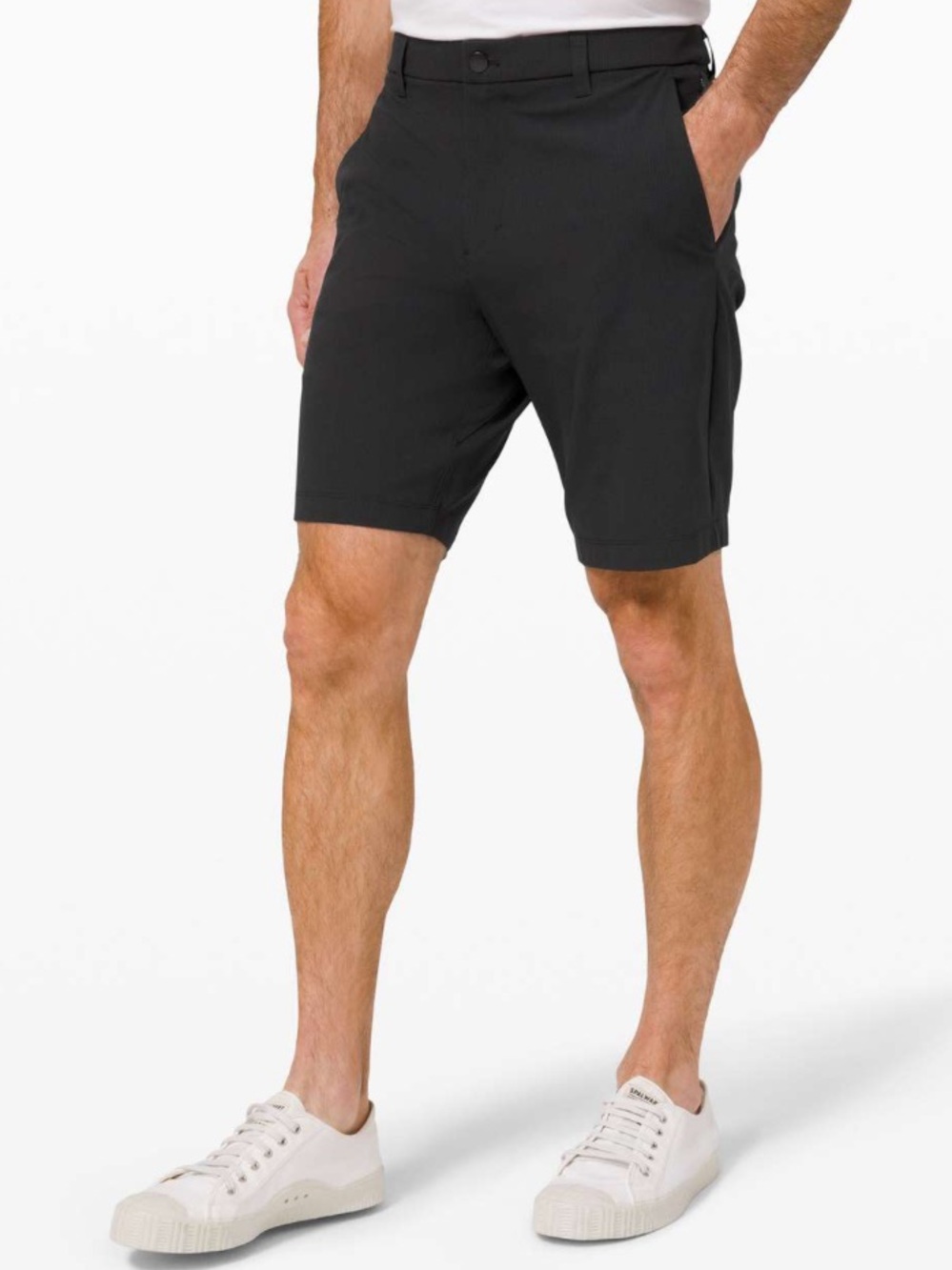 lululemon athletica Men's Black Hybrid Shorts